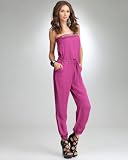 Embellished Strapless Jumpsuit - BOYSENBERRY (6)