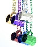 Mardi Gras Beer Mug Beads