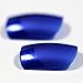 False Nails by Bling Art Blue Matte French Manicure Fake Medium Tips with Glue