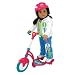 Doll Scooter & Helmet Set, 18 Inch Dolls Accessories for American Girl Dolls, 2 Pc. Doll Helmet & Scooter Set, 18" Doll Furniture