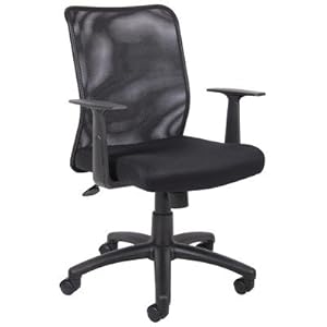 Boss Office Products B6106 Budget Mesh Chairs Office Chair, Black