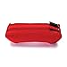 Winn Napa Leather Dual Eyeglass Case w/Soft Cleaning Cloth with Dual Color Zipper Pulls.
