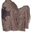 Fashion Wrap Wool Shawl in Jacquard Design 80 x 40 inches (jmwr694) ~ ShalinCraft