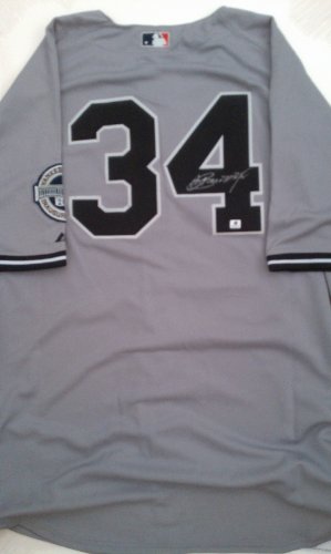 AJ Burnett Signed Authentic New York Yankees Jersey