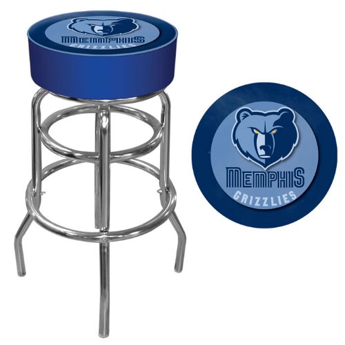 NBA1000-MG - Memphis Grizzlies NBA Padded Swivel Bar Stool