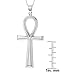 Sterling Silver Egyptian Ankh Necklace
