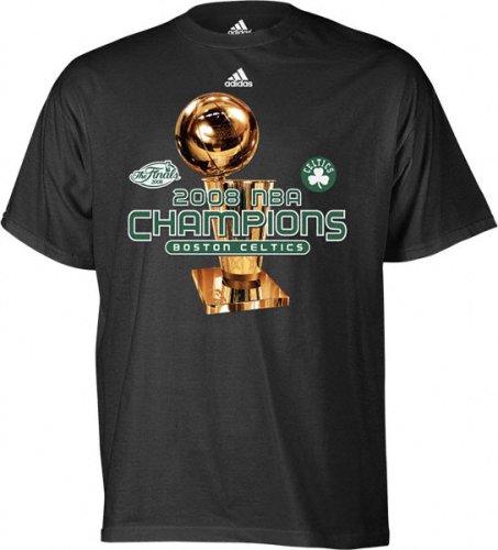 Buy Boston Celtics 2008 NBA Finals Champions Championship Trophy T-shirt