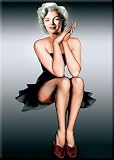 Marilyn Monroe Magnet~ Pin Up~ Approx 2.5