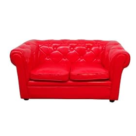 Little Chester S PVC Sofa (Red)