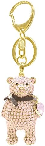 Kevin Jewelry Handmade Animal Pinky Big Bear Key Chain Rings Holder