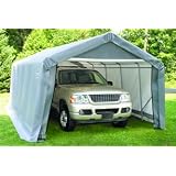 ShelterLogic 12Ft.W House Style Instant Garage - 28ft.L x 12ft.W x 10ft.H, Model# 90253 by Shelter Logic