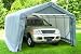 Outdoor Living : 12x20x10 Peak Style Shelter - Grey (6/6)