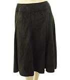 Jones NY plus sz charente brown suede skirt 16W