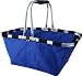 Flexi Basket. A contemporary designed hamper, event or shopping basket which folds away to the size of a small bag, complete with a carry bag. This groovy basket features a zippered internal pocket for valuables, a Lycra cover, UV-stabilized nylon receptacle & a super-strong, lightweight aircraft aluminum frame, in six striking colors. There are many pale imitations of our patented FlexiBasket on the market; however none have our fold-flat mechanism or superb build quality & materials.