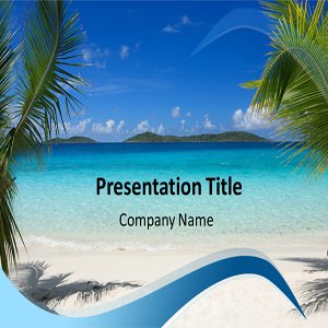 Powerpoint Download Free Trial on Amazon Com  Beach Powerpoint Templates   Powerpoint Template On Summer