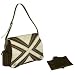 Chocolate/Tan - Hannah's Messenger Diaper Bag by Kalencom