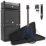 Metal-V Guitar + White Horse GT260 DSP Amp Pack Blue
