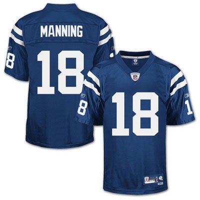 Indianapolis Colts Youth NFL Team Color Replica Jersey Royal #18