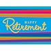 Retirement Stripes Invitations 8ct
