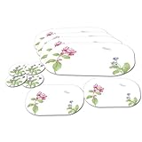 Corelle Camellia 10-Piece Tabletop Placemat/Hot pad Set