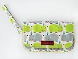 Bungalow360 Hippo Vegan Wristlet