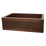 Copperhaus Rectangular Undermount Kitchen Smooth Bronze