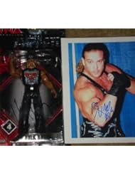 Collectibles: Hulk Hogan & Rvd Autographed Action Figure & Photo (w/ Proof!) Lot Tna Wwe Jakks - Autographed Wrestling Photos - Sports Memorabilia