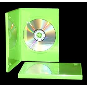 100 Empty Standard X-BOX Green Replacement Boxes / Cases for Standard DVD Movies #DVBR14XG (14mm)