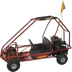 Carter Brothers Go-Kart-- Turbo Tiger, 3.5 HP, 2- Seat, Red, Model# 2403-TT