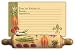 Ceramic Recipe Card Holder Set with Vegetables Holder & 24 cards