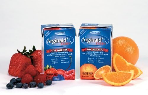 Arginaid Extra Arginine-Intensive Drink 19660000 8 Ounce Case of 27, Orange Burst