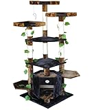 Go Pet Club Cat Condo Climber Furniture, 67-Inch, Brown/Black