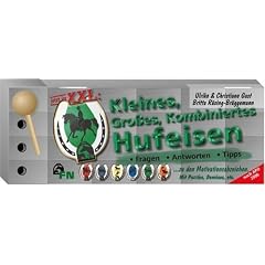 Kleines, gro�es kombiniertes Hufeisen. Fragen. Antworten. Tipps: Karten mit Fragen und Antworten in (Falt)kasten mit Stecker sowie ein Faltblatt. Zu den Motivationsabzeichen. Mit Puzzles, Dominos etc