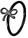 Forbidden Body Jewelry Set of 3 Nose Hoops or Cartilage Rings: 20g 8mm IP Plated Surgical Steel Bow Design Rings