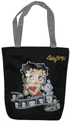 Betty Boop Black Tote