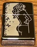 Zippo Custom Lighter - Sexy Lady Babe Cindy RARE!
