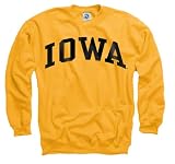 Iowa Hawkeyes Gold Arch Crewneck Sweatshirt