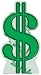 Dollar Sign Cardboard Cut-Out