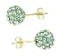Evoke 9ct Gold Clear CrystallizedTM - Swarovski Elements 7.5Mm Disco Ball Studs