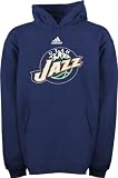Utah Jazz adidas Youth Primary Logo Hooded Sweatshirt