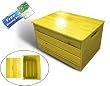 Lohasrus Kids Patio Toy Chest 15020 - Non-toxic Stained Fir, Indoor / Outdoor, for ages 2 to 5, Free Drawing Book