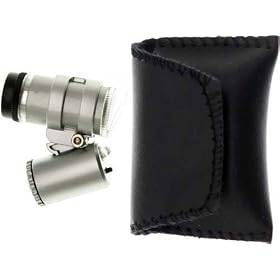 Click here to buy Microscope with Dual LED Eye Loupe Ideal for Master Watchmakers Micro Part Inspection... by SEINC.