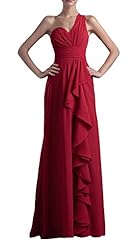 Sweetheart One Shoulder Ruched Charmeuse Evening Dress/Prom Dress/Wedding Party Dress 