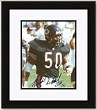 Mike Singletary Autographed Chicago Bears 8x10 Photo - Hall of Famer - Custom Framed
