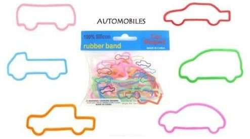 100% Silicon Car Shaped Shaped Rubber Band (12)