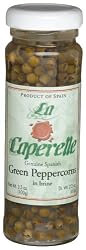 La Caperelle Green Peppercorn in Brine, 3.5-Ounce Jars (Pack of 12)