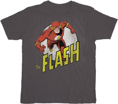  The Flash Run Flash Run Charcoal T-shirt Tee