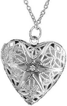 Sweet Collection Classic Heart Tiny Locket Styele Pendant Necklace 18" (Locket-h09)