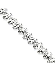 Sterling Silver Diamond Tennis Bracelet