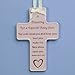 Baby Girl Blessing Hanging Ceramic Cross